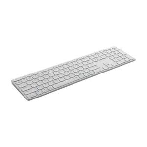 Rapoo E9800M Keyboard Dual Wireless BT + RF Aluminium White DE - Bild 1 von 4