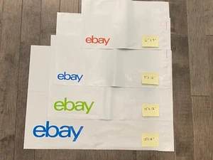 80 Poly Versandtaschen der Marke eBay 4 Größen ~ Versandumschläge KOSTENLOSER VERSAND - Bild 1 von 3