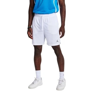 Jordan Shorts da Uomo Mesh Dri-FIT Bianco Taglia S Codice FN5816-100 - Foto 1 di 3