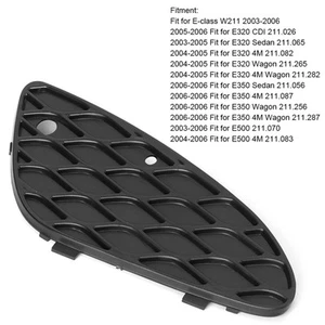 Front Bumper Cover Mesh Grille 2118850353 2118850253 For EClass W211 E320 - Picture 1 of 11