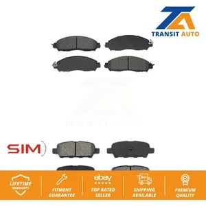 Front Rear Semi-Metallic Brake Pads Kit For Nissan LEAF KSM-100613 - Picture 1 of 9