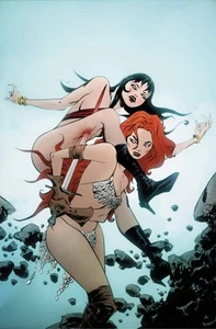 Vampirella Versus Red Sonja #1L VF/NM; Dynamite | 1:40 variant Jae Lee virgin - - Picture 1 of 1