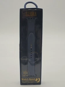 Sarina Apple Watch Band Soft Touch – Fits 42mm 44mm 45mm – Series 1–7 – Navy... - Picture 1 of 3