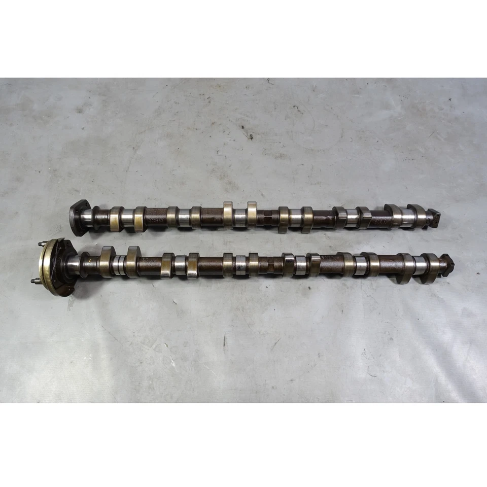 Par de árbol de levas dañado 96-00 BMW S52B32 3,2 L 6 cilindros admisión escape M3 Z3M 143 k OEM Foto 1 de 4