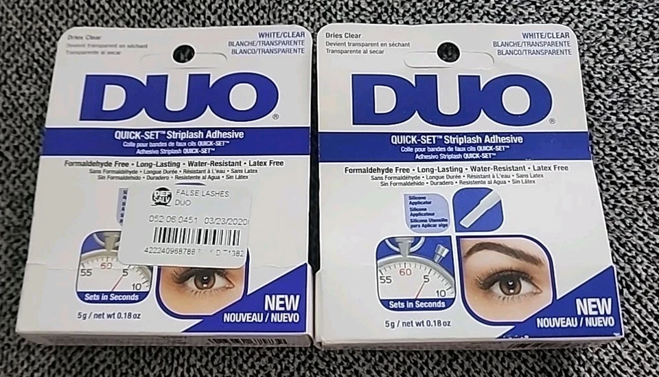 2 Duo Quick Set Striplash Adhesive White/Clear - 0.18oz/5g - Image 1 of 1
