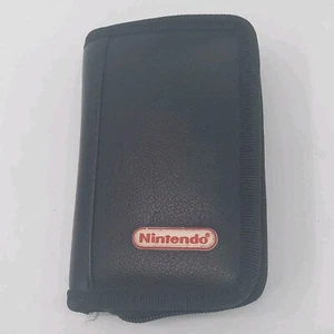 Nintendo Switch N Carry Case Gameboy Advance Leather Mini Travel Bag Black - Picture 1 of 8