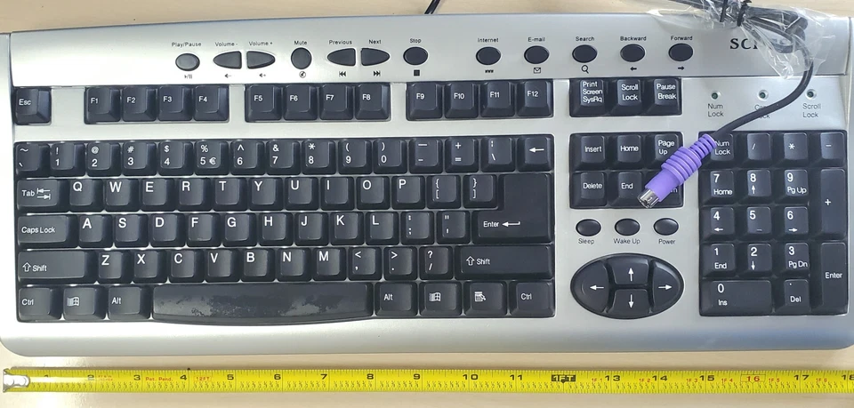 SCI Tec Multi-Media Keyboard KB 558 PS/2 - Image 1 of 4