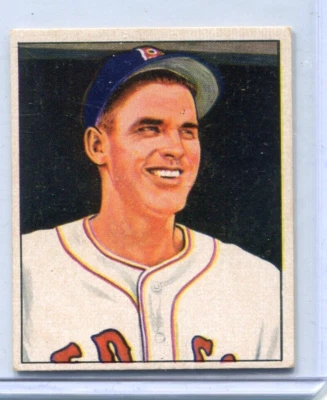 EARL JOHNSON BOSTON RED SOX 1950 BOWMAN BASEBALL CARD #188 - Image 1 of 3