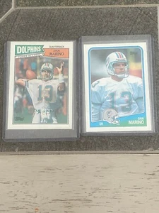 (2) Topps Dan Marino Miami Dolphins - siehe Beschreibung unten - Bild 1 von 2