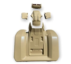 NEW HONDA ATC 350X 85-86 DESERT SAND PLASTIC HEADLIGHT, SIDE,FRONT & REAR SET - Picture 1 of 3