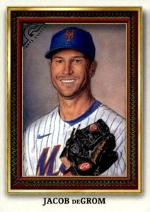 2022 Topps Gallery #PG-18 Jacob deGrom Portrait Gallery Green #/250 - Bild 1 von 2