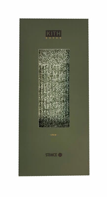 KITH X STANCE Para hombres Olive Mossad Legends Día Clásico Calcetines Talla Grande NUEVO Foto 1 de 3