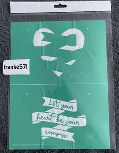 Chalk Couture Let Your Heart Be Your Compass Transfer, Love Talla B 8.5x11” Nuevo - Imagen 1 de 2