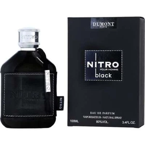 Nitro Black Pour Homme EDP Spray 3.4 Oz For Men by Dumont - Picture 1 of 6