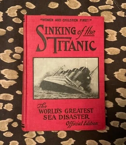 ~ 1ST ED 1912 THOMAS RUSSELL SINKING TITANIC WHITE STAR LINE GREAT SEA DISASTER - Picture 1 of 21