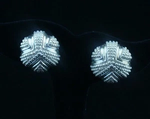 Tiffany & Co. Sterling Silver Sea Urchin  Earrings Large - Picture 1 of 4