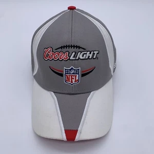 Coors Light Hat Cap Mens Strap Back Grey Reebok NFL Casual Sports Beer Football - Picture 1 of 9