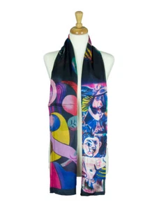 AamiraA Faces Soft Mulberry Chiffon Silk Stole Women Scarf Free Shipping  - Picture 1 of 6