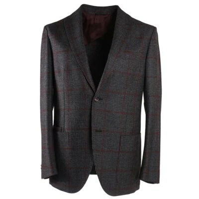 NUEVO CON ETIQUETAS $2595 ABRIGO DEPORTIVO LUCIANO BARBERA lana-cachemira de construcción suave 40 R (UE 50) Foto 1 de 4