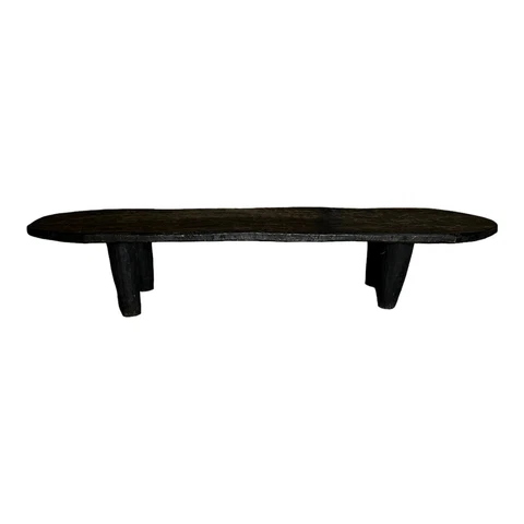 Black Senufo Table, African Table, Coffee Table Cover