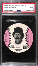1978 Wiffle Ball Discs  Mike Schmidt PSA 9 54994186
