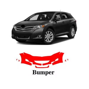 PPF Paint Protection Film Clear Pre-Cut FRONT BUMPER 2013-2015 For Toyota Venza - Picture 1 of 6