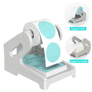 Thermal Shipping Label Holder for 4x6 Rolls Fanfold Label Desktop Label Printer - Picture 1 of 9