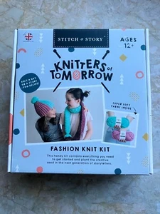 Knitters of Tommorw Mode Strickset Mütze oder Schal Sie entscheiden - Bild 1 von 3