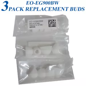 Neu Original-Zubehör-Hersteller Samsung Ohrgele für Samsung Kopfhörer Ohrstöpsel - EO-EG900BW 3ER-Pack - Bild 1 von 3