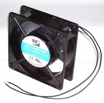 MARKENLOS 2 Stück Axiallüfter Axial Ventilator 230V Lüfter Gerätelüfter Gebläse Belüftung