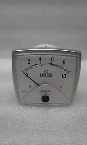 Crompton 016-01AA-ECMT Amperes Panel Meter 0-10 Amps DC - Imagen 1 de 8