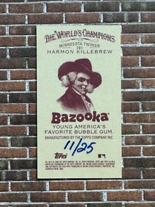 2006 Allen & Ginter A&G Bazooka Back Mini /25 Harmon Killebrew - Please Read! - Picture 1 of 3