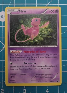 Mew - 29/124 - Pokemon Fates Collide XY Non Holo Rare Card NM - Bild 1 von 2