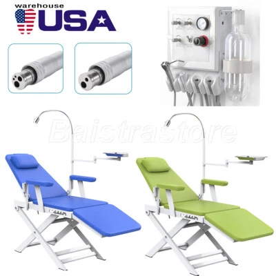 Portable Dental Chair Foldable LED Light/Dental Turbine Plastic Tube 4Hole/2Hole - Image 1 of 4