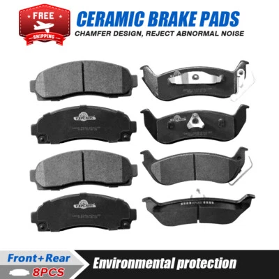 Front & Rear Ceramic Brake pads For 2010 2011 FORD RANGER - Image 1 of 4