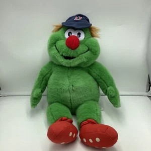 Peluche Build A Bear Boston Red Sox Wally The Green Monster MLB ritirato - Foto 1 di 5