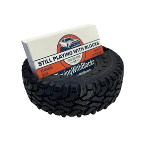 Tire Business Card Holder – Automotive Desk Organizer for Mechanics - Picture 1 of 3