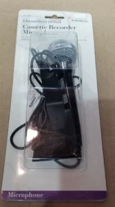 Radio Shack Dynamic Omnidirectional Black Cassette Recorder Microphone 33-2001A - Picture 1 of 1