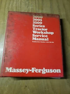 Massey-Ferguson 200 Series Tractors Workshop Service Manual #1J-2182-X19 - Picture 1 of 5