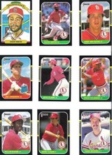 1987 Donruss Baseball MLB cards - Pick your Team Set with Donruss Rookies cards