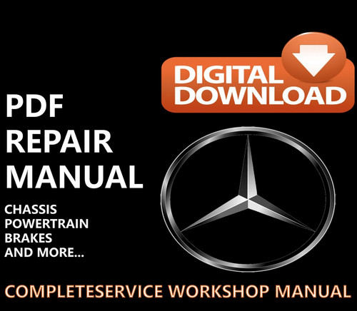 Mercedes C Class 2008-2014 W204 Workshop Repair Service Manual