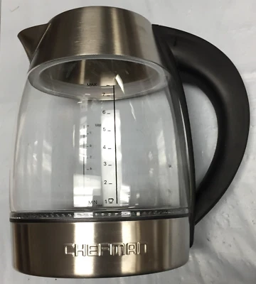 Hervidor eléctrico digital de precisión Chefman 1,8 L con infusor de té Foto 1 de 4