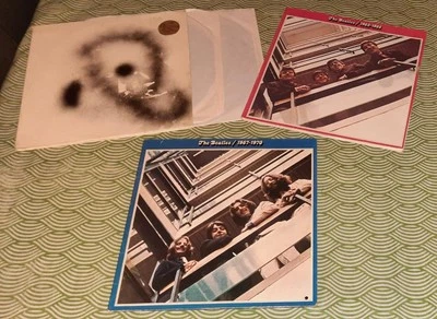 Beatles 3 Albums ( 6 LP's ) - White / Red / Blue --- alle FOC --- alle Press D - Bild 1 von 4