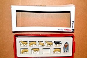 Preiser 65325 1:43 O Gauge / Scale Shepherd With Dog & Sheep (7 only) - Picture 1 of 2