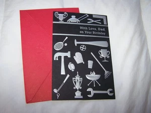 Carlton Karten Geburtstag Grußkarte & Umschlag ~ für Papa - Bild 1 von 3