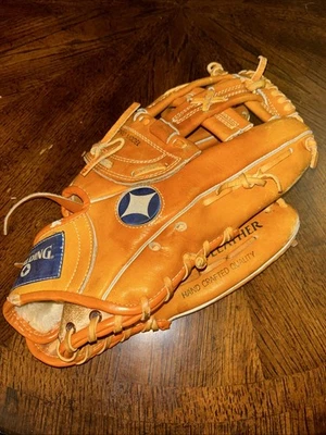 GUANTE DE BÉISBOL SPALDING ELITE PRO MODELO 42-697 CUERO GRANO SUPERIOR DERECHO MARRÓN MUY BUEN ESTADO Foto 1 de 4