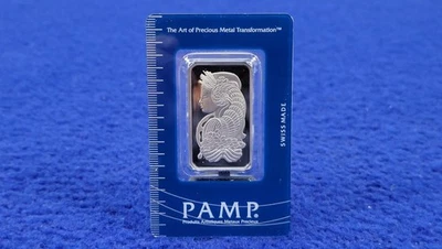 PAMP Suisse 1 onza 999,5 platino (PKM060006) Foto 1 de 4