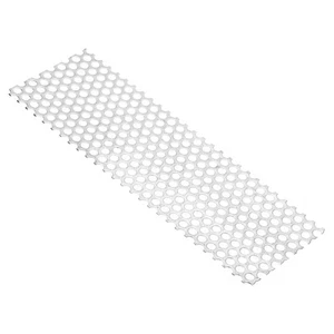 11.8"x4" 304 Stainless Steel Perforated Sheet 0.32" Hole Metal Mesh Plate - Picture 1 of 5