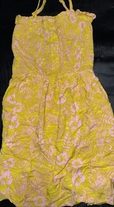 Art Class Girls Size L (10/12) Floral Print Smocked Cami Strap Walkthrough Dress - Picture 1 of 3