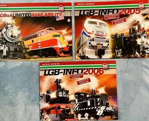 3 LGB Supplemental Catalogs Showcasing All New Items For 2004, 2005, and 2006 - Picture 1 of 6